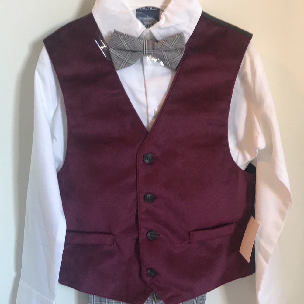 Boys, Dress Pants 4 piece Set - Nautica Brand